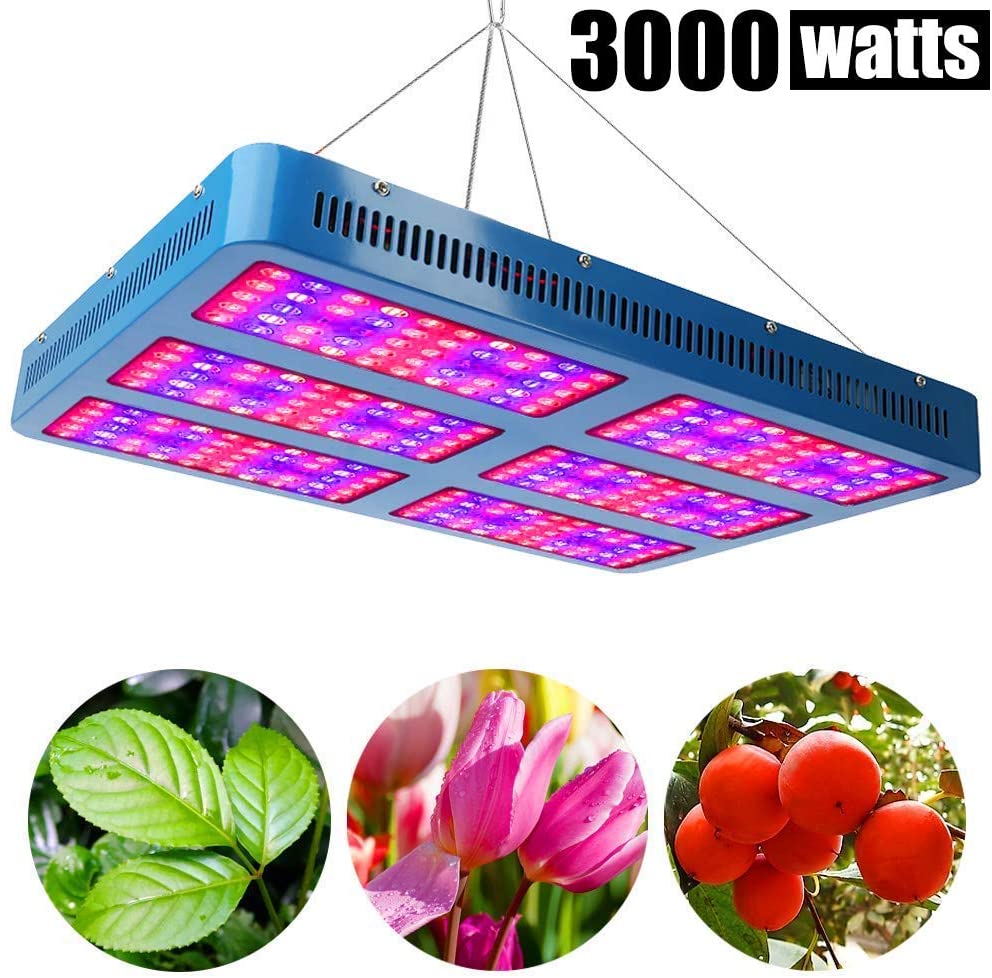 Derlights 3000W LED PFLANZENLAMPEN